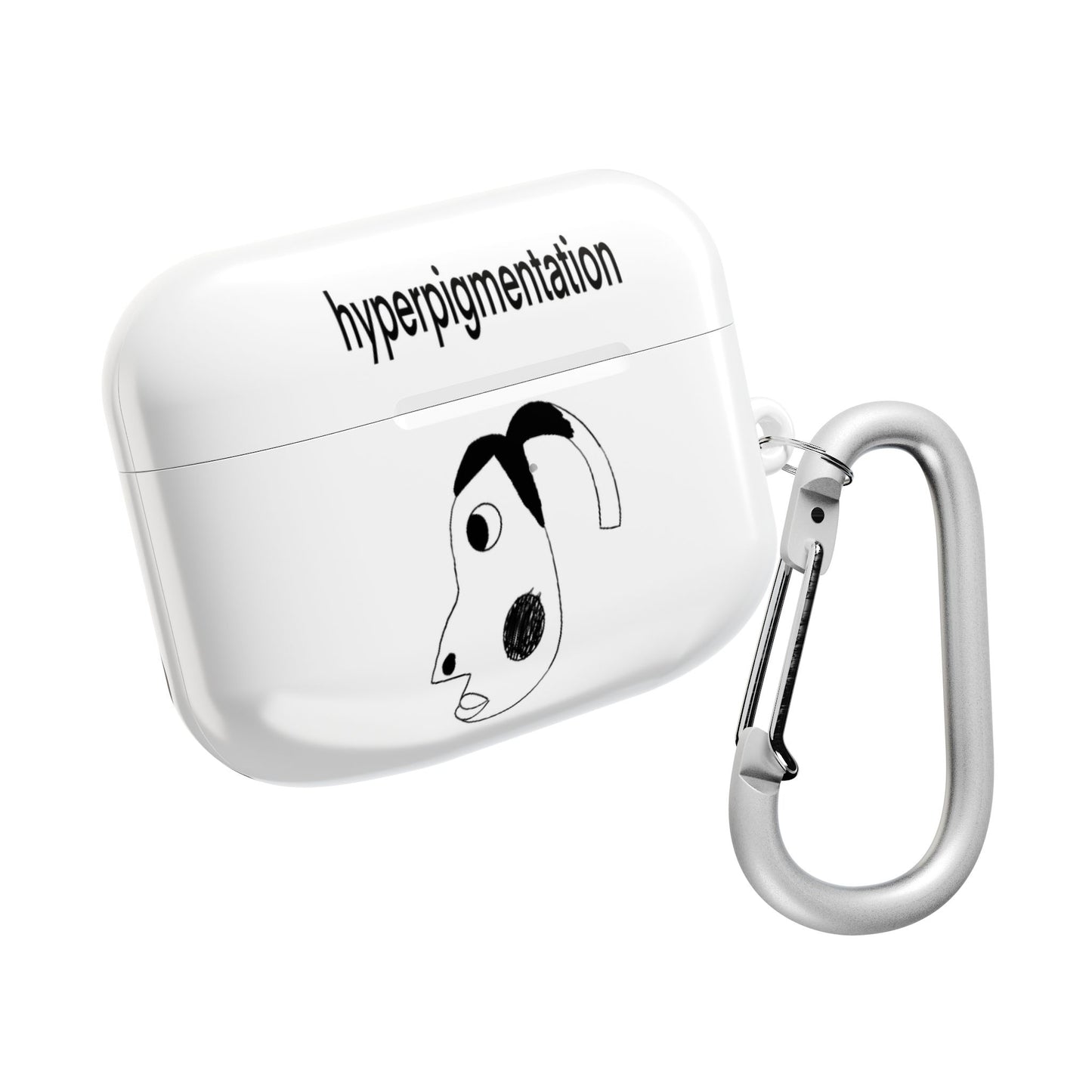 Artistic AirPod Case - Hyperpigmentation Design for Trendsetters