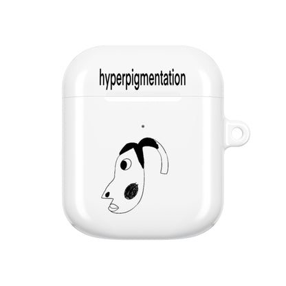 Artistic AirPod Case - Hyperpigmentation Design for Trendsetters