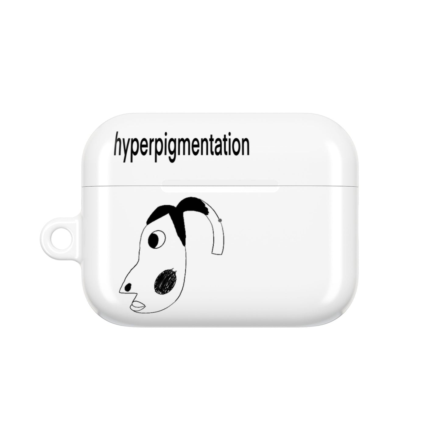 Artistic AirPod Case - Hyperpigmentation Design for Trendsetters