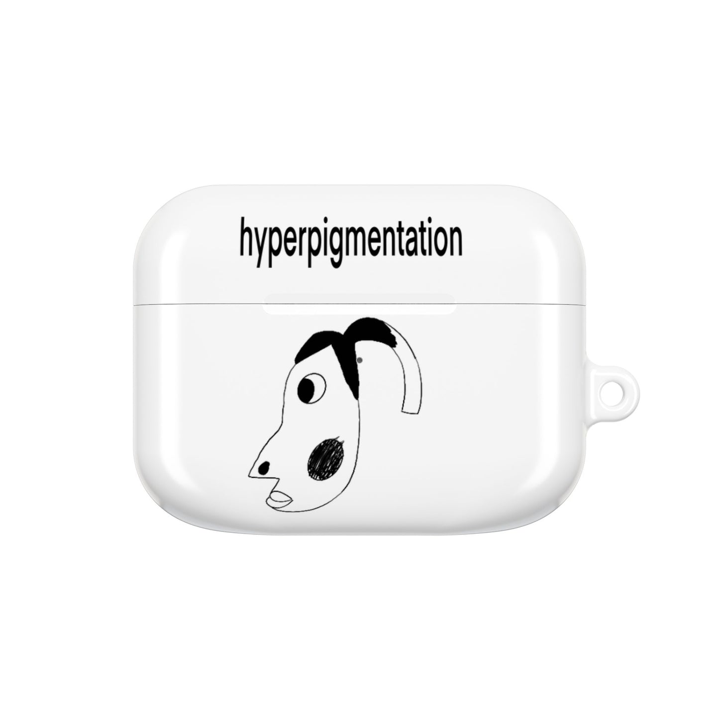 Artistic AirPod Case - Hyperpigmentation Design for Trendsetters