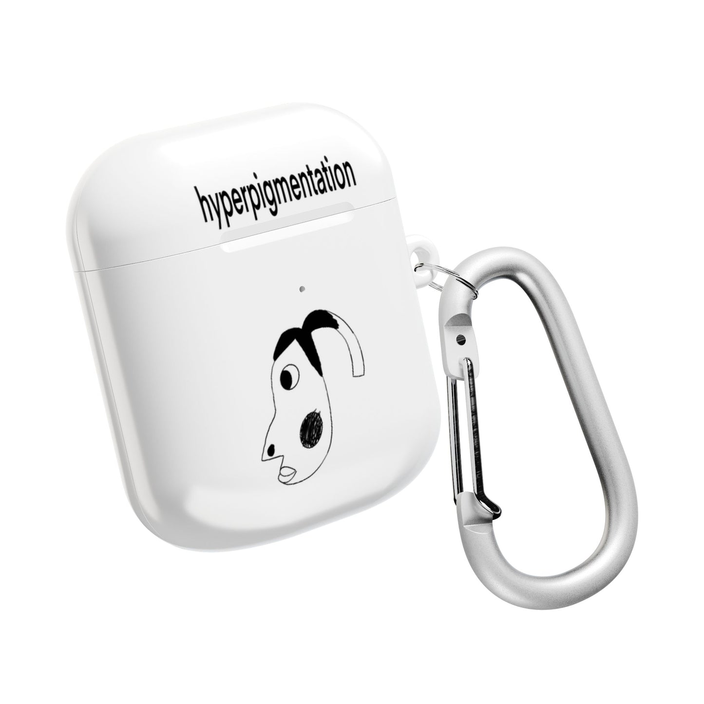 Artistic AirPod Case - Hyperpigmentation Design for Trendsetters